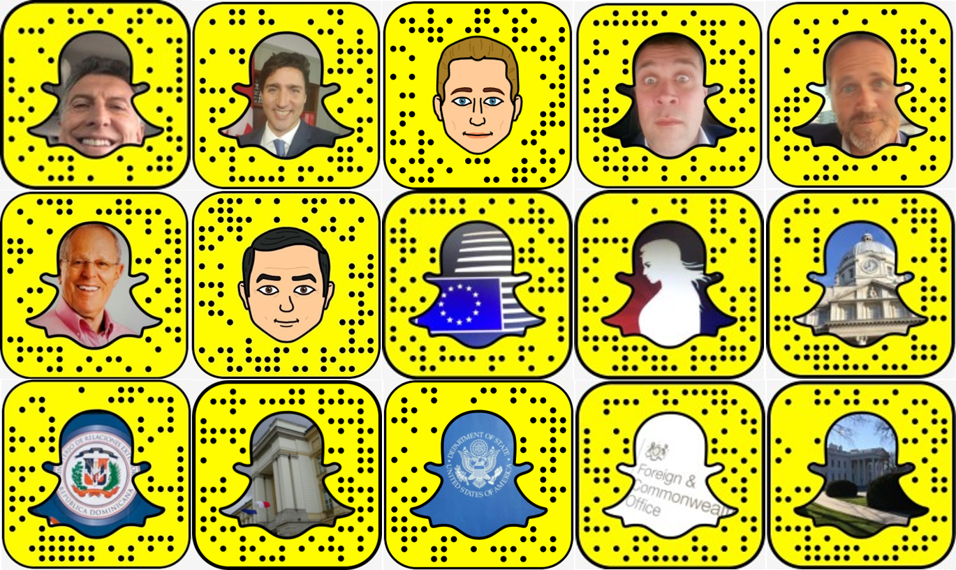 world leaders on snapchat