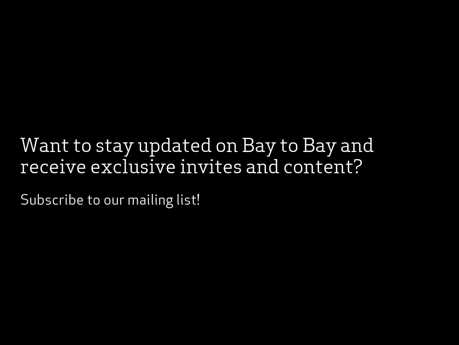 Subscribe to Bay to Bay