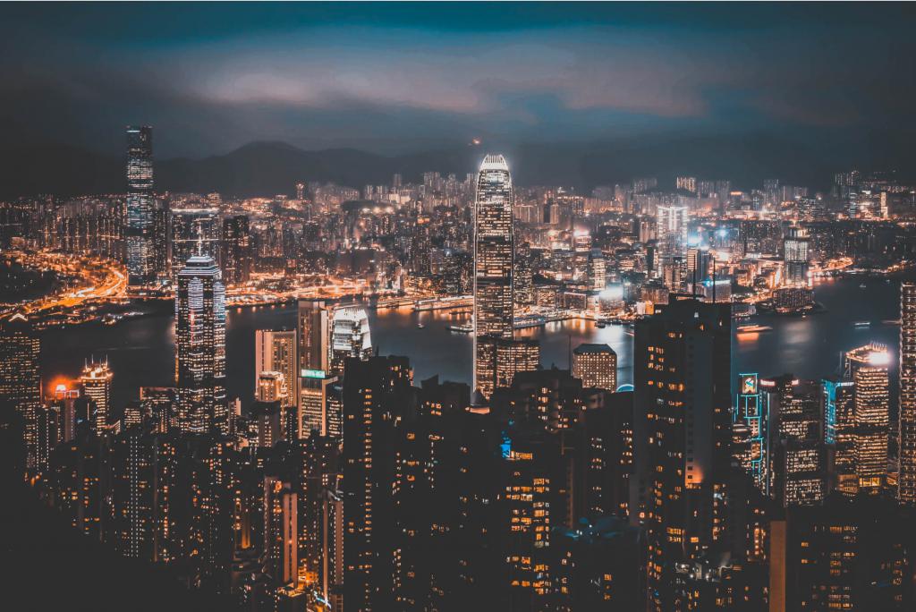 Hong Kong Skyline - Bay to Bay event