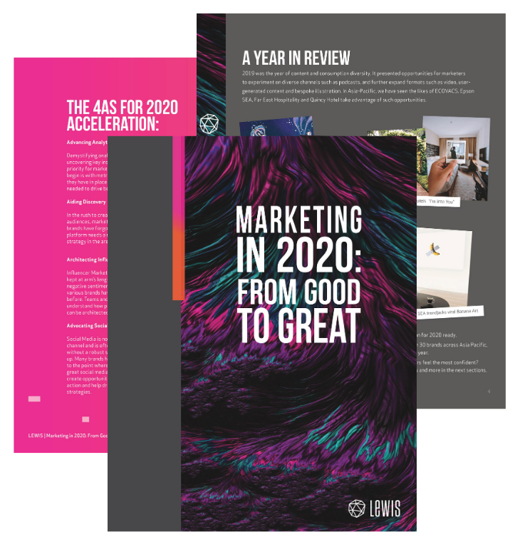 Marketing trends 2020 - Report and guide