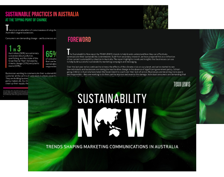 sustainability report Australia
