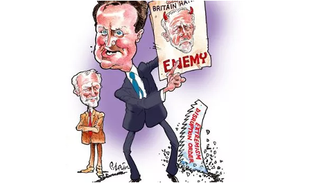 cartoon, Nelson's column, Mirror