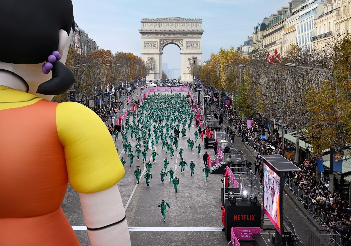 Netflix Squid Game Paris