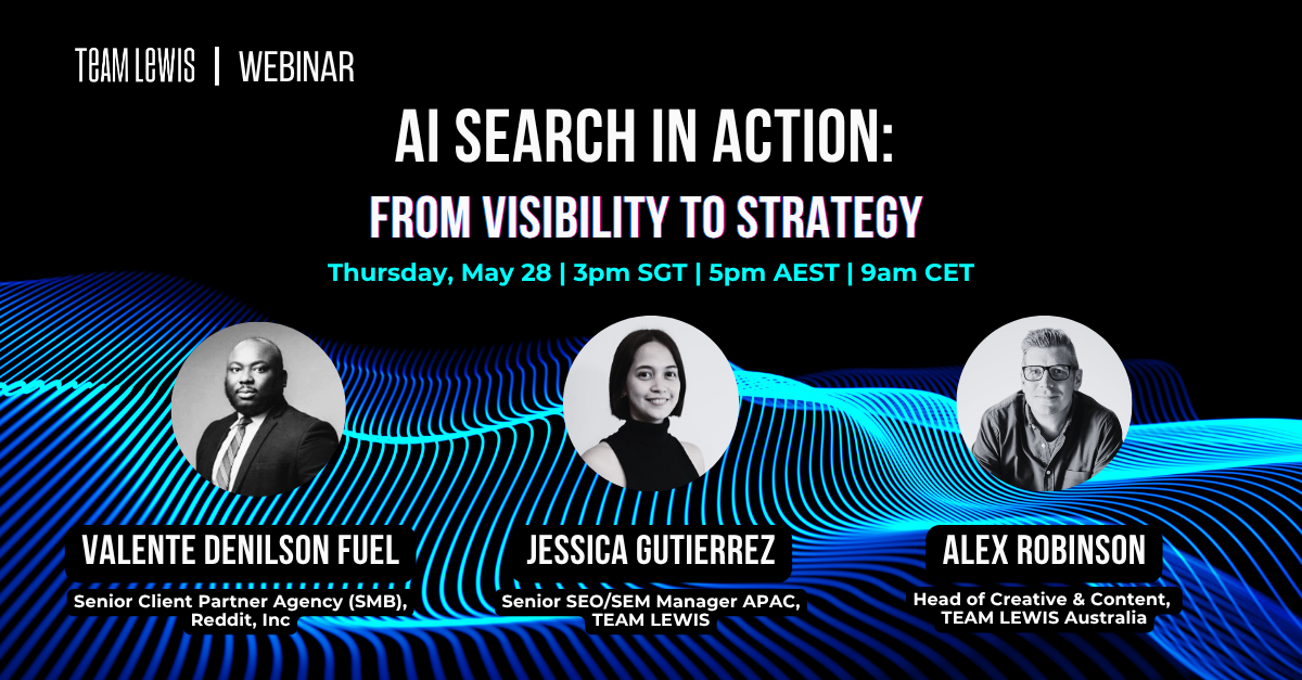 webinar AI search in action