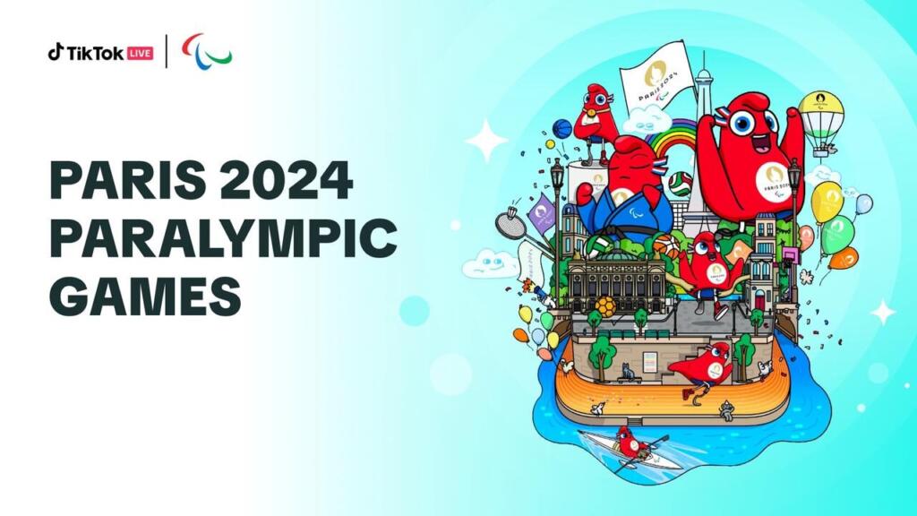 image of Paris Paralympic Games TikTok logo