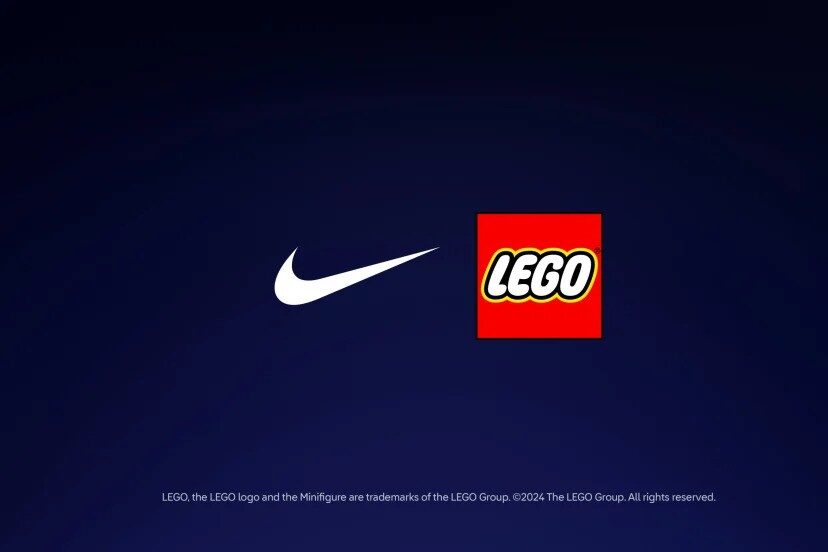image of Nike and Lego collaboration logo