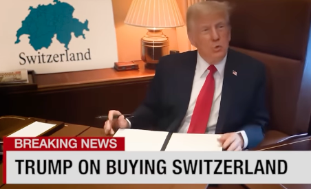ad for fake switzerland trump