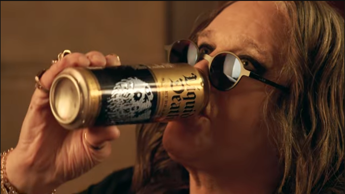 liquid death ozzy ad