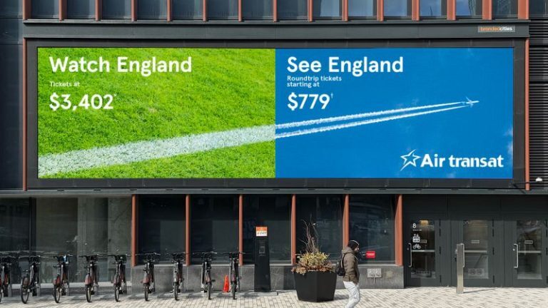 Air transat x World Cup ad