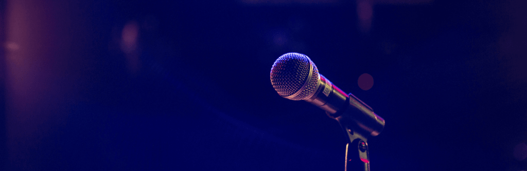 Microfono speaking engagement