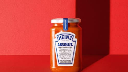 Campaña cobranding de Heinz y Absolut Vodka
