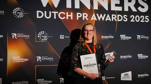 Vera Kops bekroond tot PR Persoon van het Jaar 2025 bij Dutch PR Awards