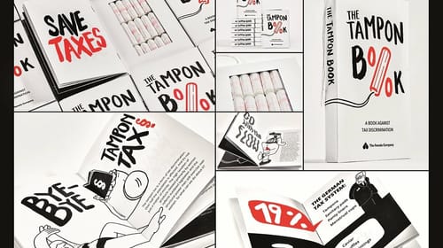 The Tampon Book: un packaging creativo para denunciar los impuestos