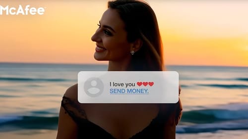 McAfee parodia la publicidad fraudulenta en “Scam Stories”, una campaña creada con Inteligencia Artificial