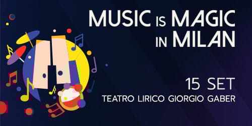 Arriva “Music is Magic in Milan”: AllegroModerato e The Music Man Project insieme sul palco per la prima volta