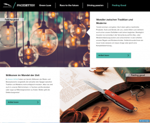 Jaguar Pacesetter Content Hub