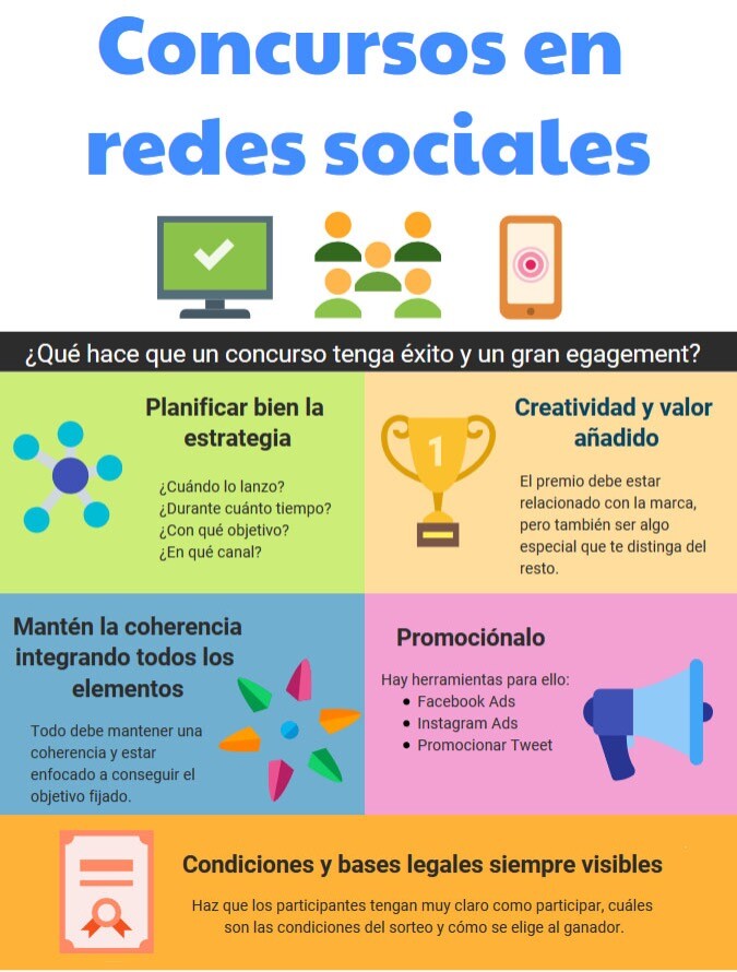 concursos en redes sociales