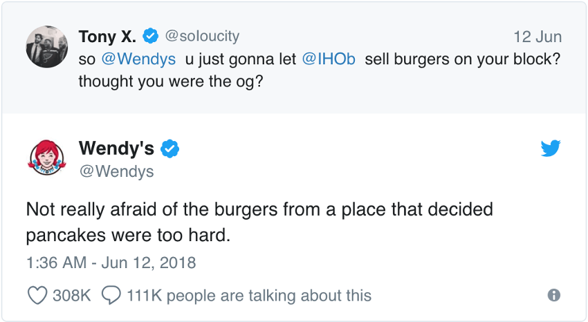 mejor respuesta community manager Wendys