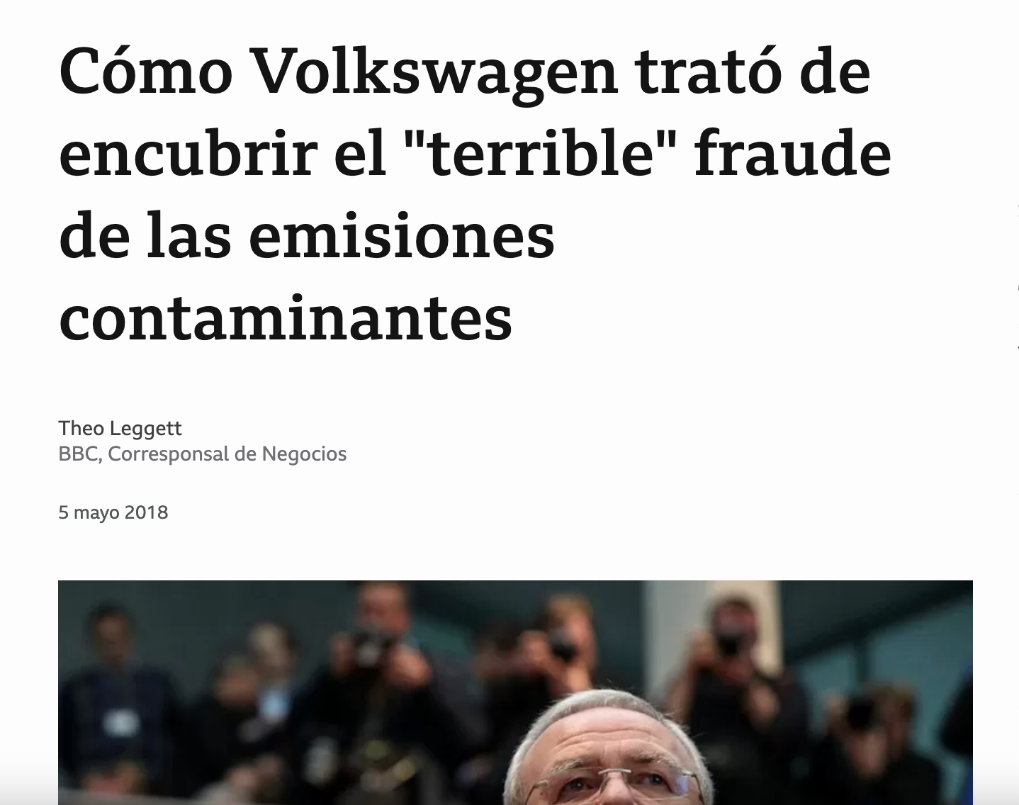 campaña greenwashing volkswagen