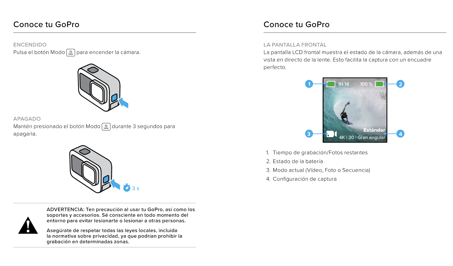 Manuales GoPro