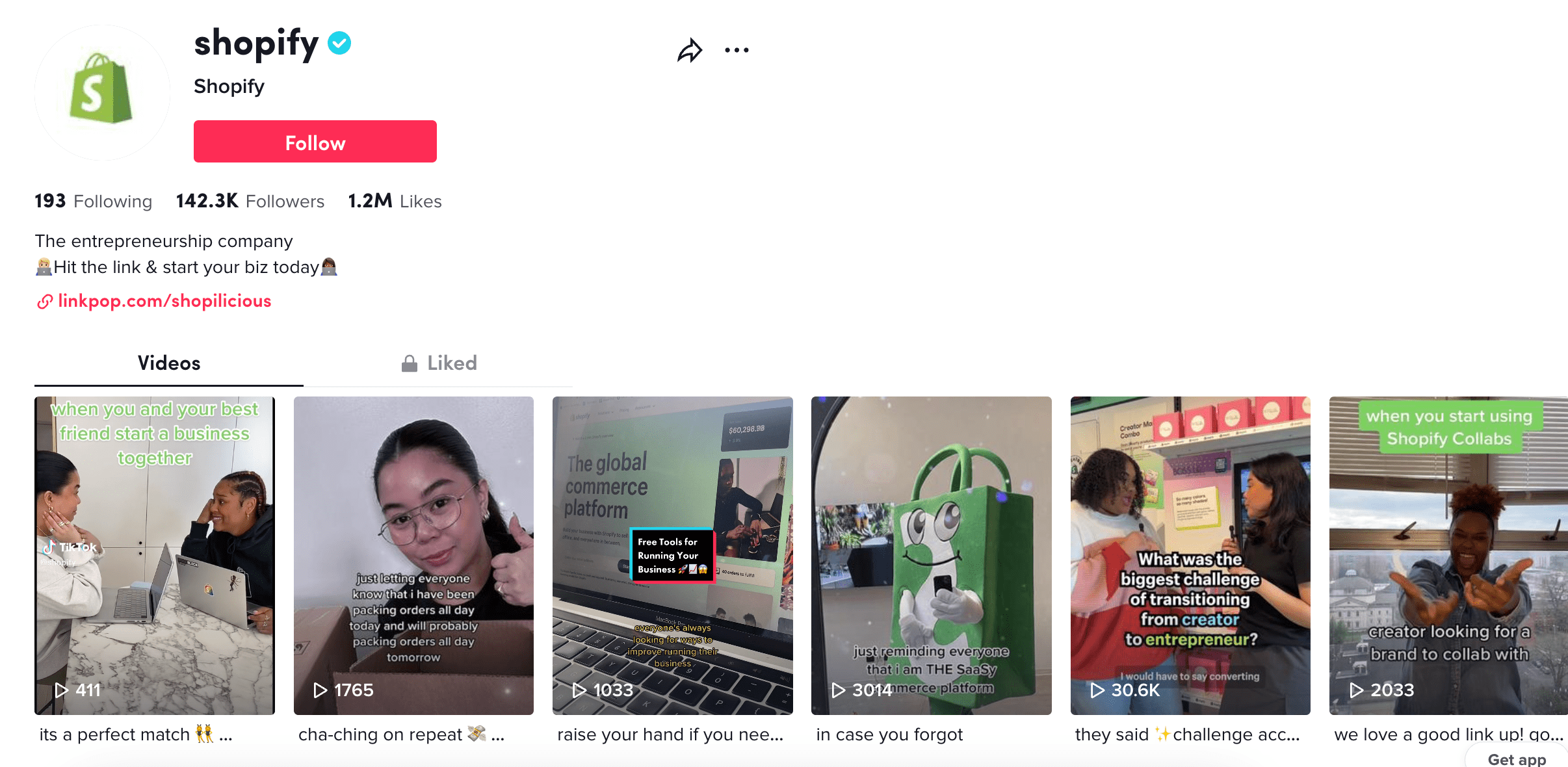 TikTok Shopify