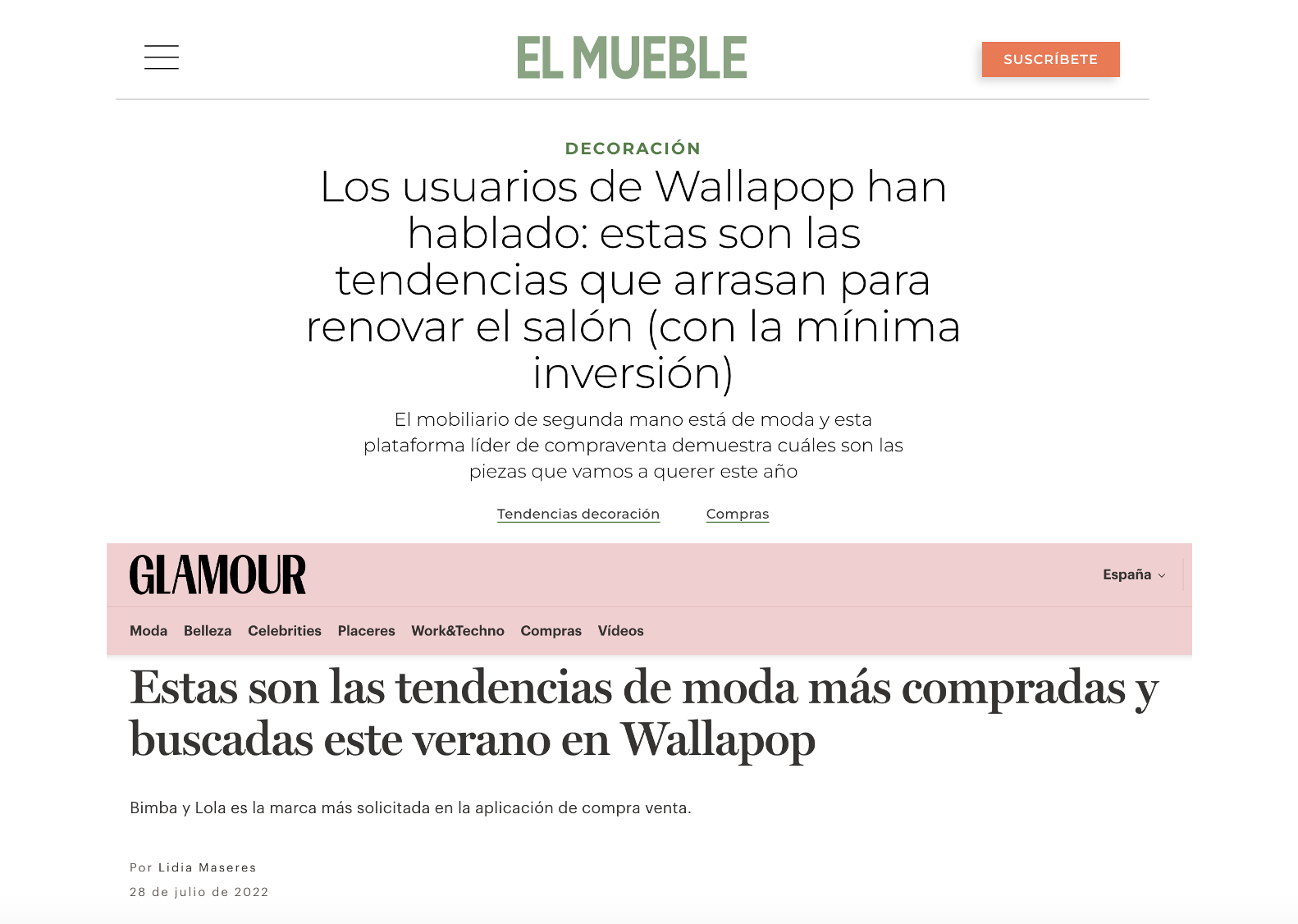 medios de comunicación Wallapop