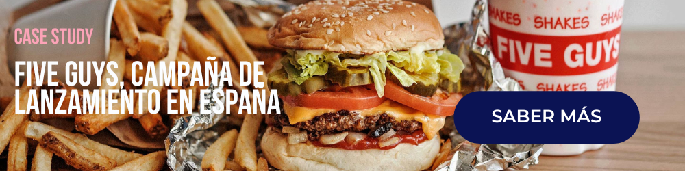 campaña lanzamiento Five guys