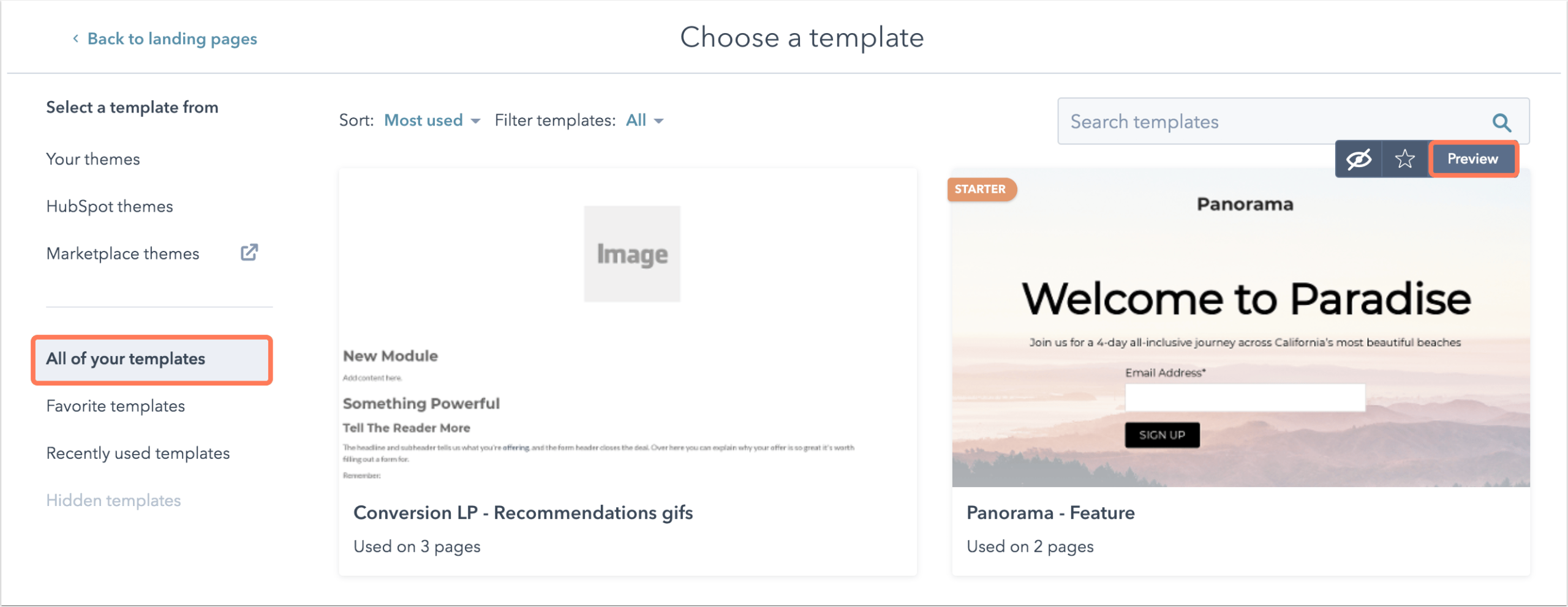 templates hubspot