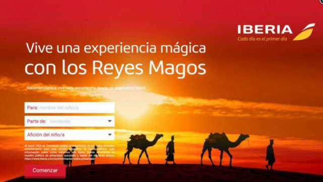 campañas de comunicación con los reyes magos Iberia