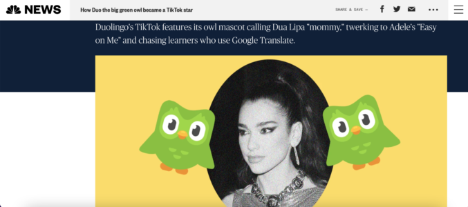 Noticias TikTok Duolingo