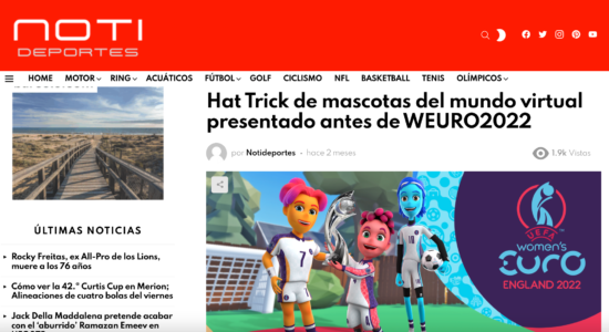clipping campaña del metaverso de la UEFA