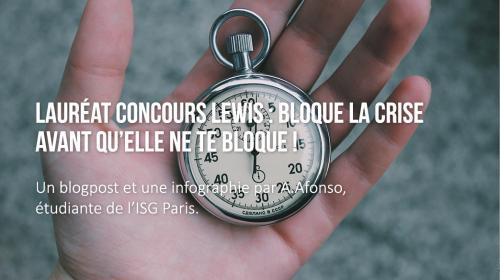 Lauréat concours LEWIS : Bloque la crise avant qu’elle ne te bloque !