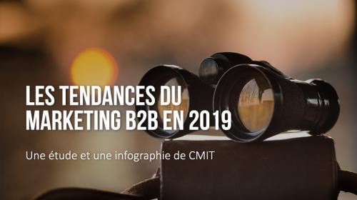 Les tendances du marketing B2B en 2019 : infographie par CMIT