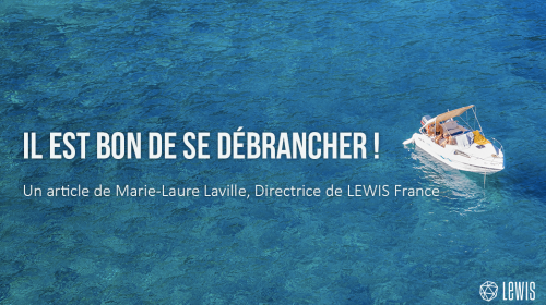 Il est bon de se débrancher !