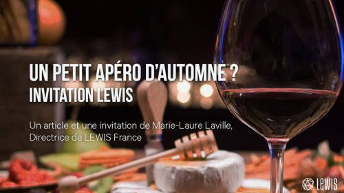 Un petit apéro d’automne ? – Invitation LEWIS