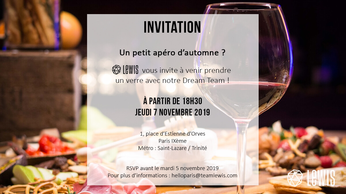 Invitation soirée journalistes