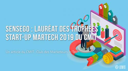 Sensego : lauréat des Trophées start-up Martech 2019 du CMIT