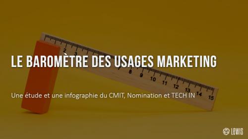 Le baromètre des usages Marketing
