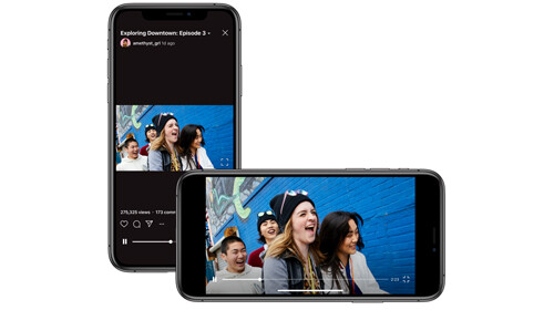 IGTV formato orizzontale
