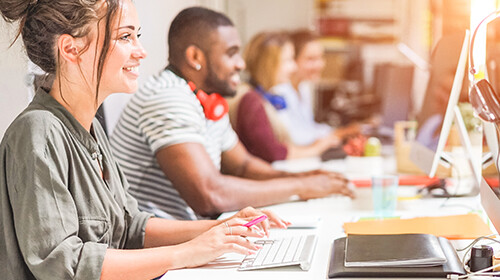 Lavorare in ufficio nel mondo della comunicazione