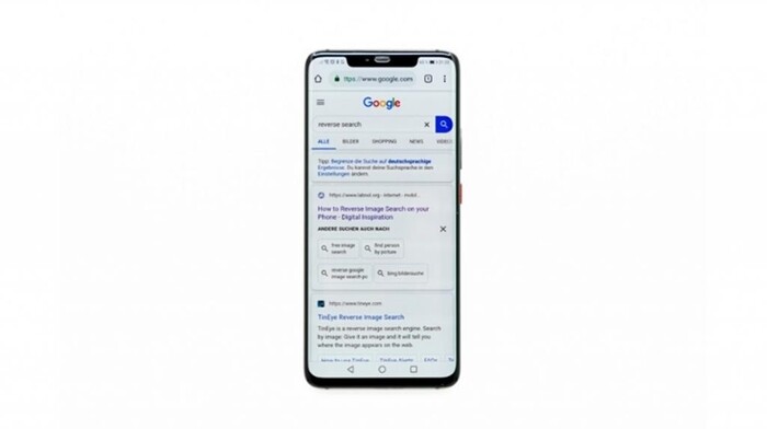 screen SERP mobile