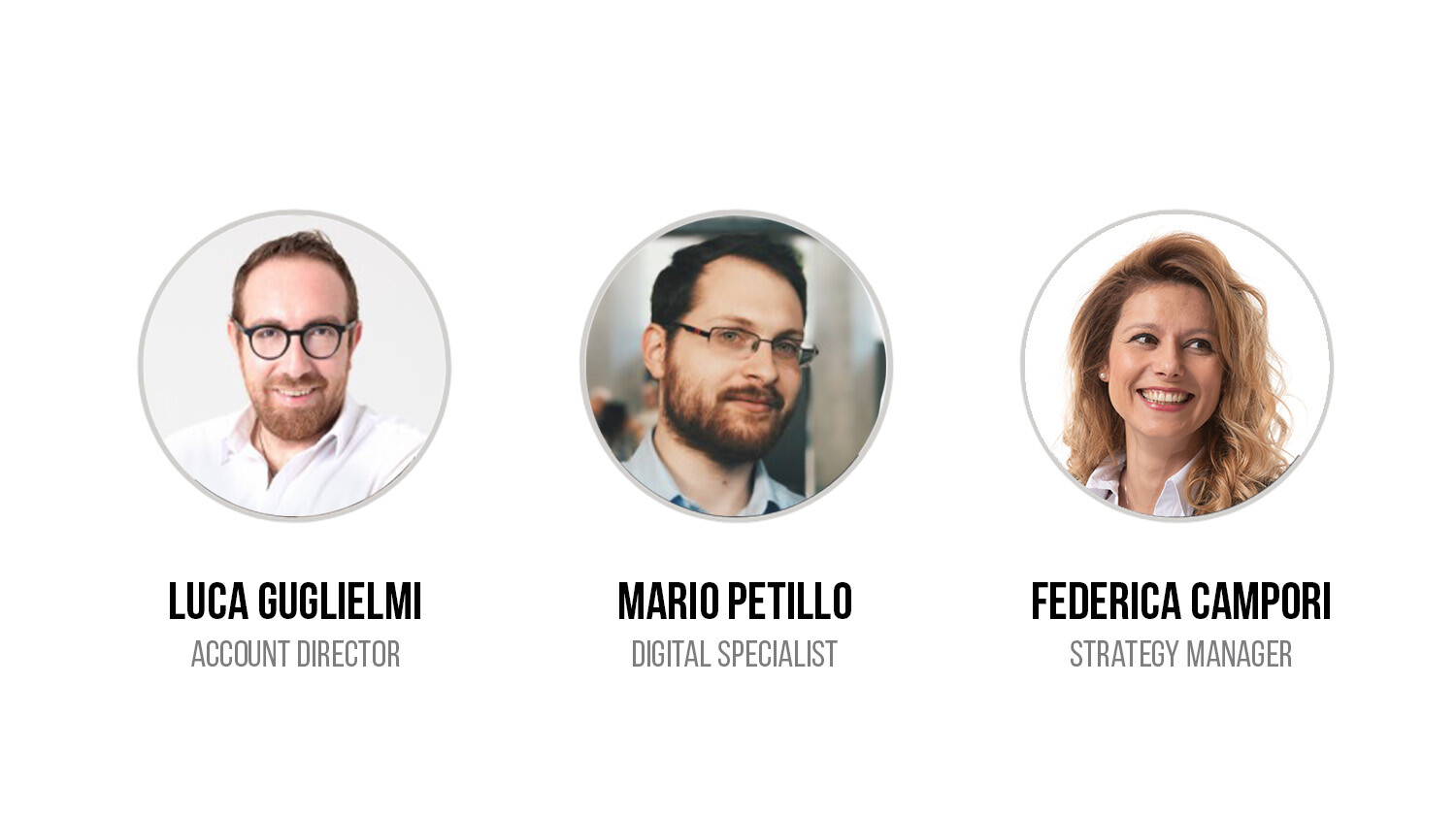 Presentano il webinar: Luca Guglielmi e Mario Petillo