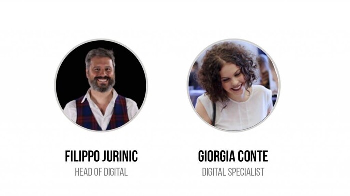 Webinar host: Filippo Jurinic e Giorgia Conte