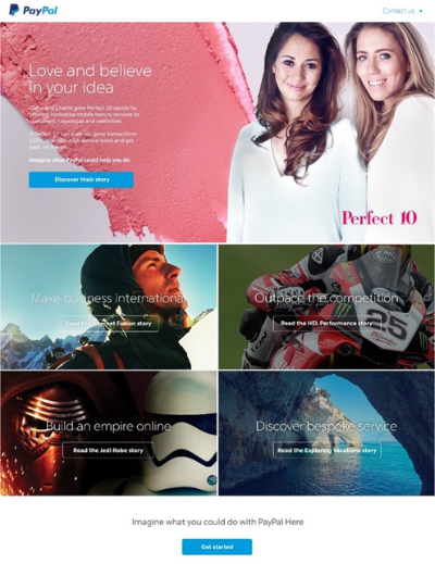 Campagna Creativa realizzata per Paypal