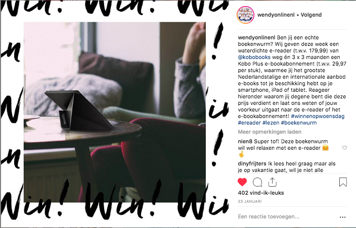 Instagram post by @wendyonlinenl