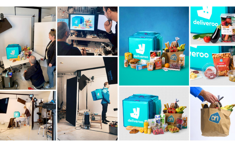 Photoshooting Deliveroo x Albert Heijn