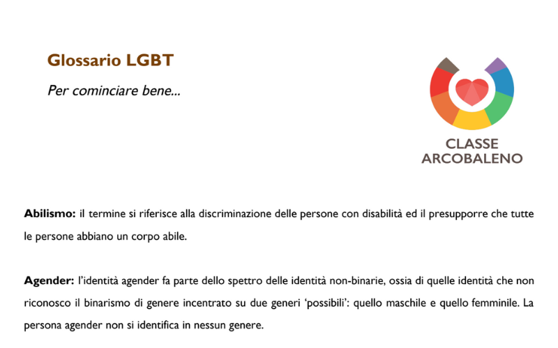 Community LGBTQIA+ e linguaggio inclusivo - Centro Risorse LGBTI