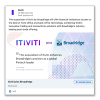 Screenshot Ad 2 ITIVITI su LinkedIn