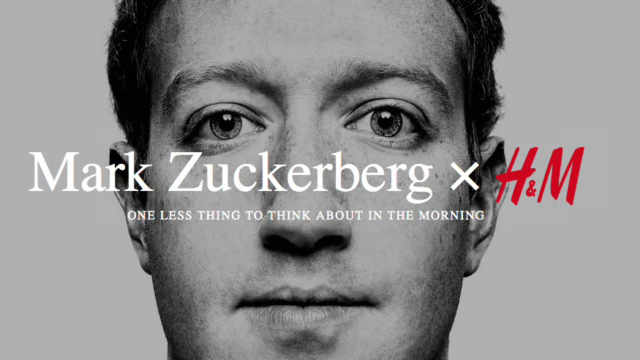 mark zuckerberg h&m