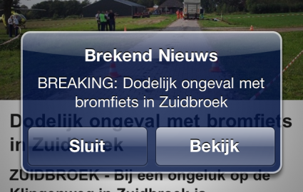 De pushmelding van nieuwsmedia wordt steeds meer een marketingtool